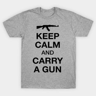 Keep Calm And Carry A Gun T-Shirt